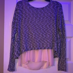 Cute dressy long sleeve top!